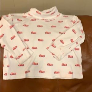 Little English fire truck turtleneck
